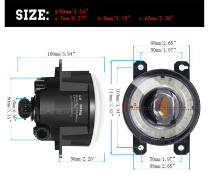 Mistlampen Angel Eyes Opel Astra G OPC - Afbeelding 2