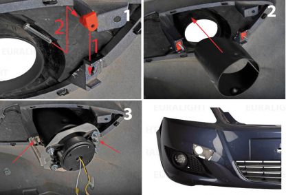 LED Dagrijverlichting Opel Zafira B - Afbeelding 4