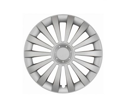 Wieldoppenset 15 inch Silver