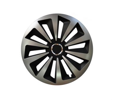 Wieldoppenset 14 inch Black / Silver
