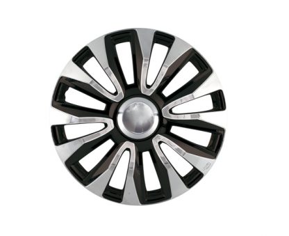 Wieldoppenset 15 inch Black / Silver