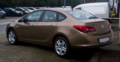 Chrome Raamlijsten Opel Astra J Sedan - Afbeelding 2