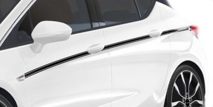 Irmscher stickerset Opel Astra K Zwart