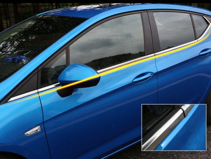 Chrome Raamlijsten Opel Astra K 5 Deurs - Afbeelding 2