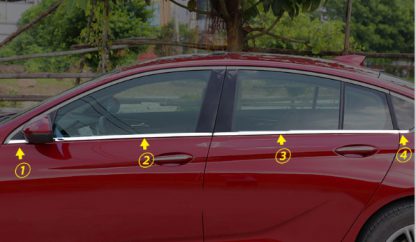 Chrome Raamlijsten Opel Insignia Grand sport - Afbeelding 4