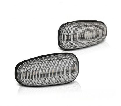 Dynamische LED Zijknipperlichten Opel Astra G Wit