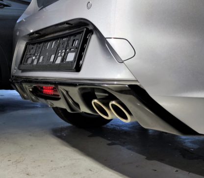 Achterbumperspoiler Opel Corsa F GS-Line met Dubbele uitlaat - Afbeelding 2