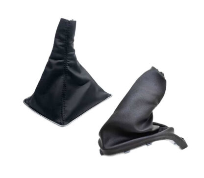 Pookhoezen set Opel Astra H Zwart Leder Incl. plastic geraamte